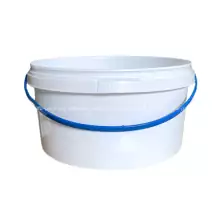 Відро 3 л. пластикове для харчових продуктів, біле (артикул: 020000041) купити в розділі «Харчові відра та контейнери».